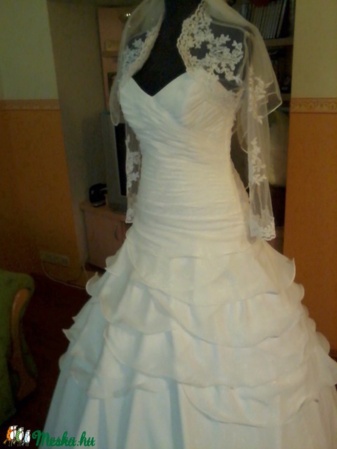 Menyasszonyi ruhához csipke boleró -  - Meska.hu