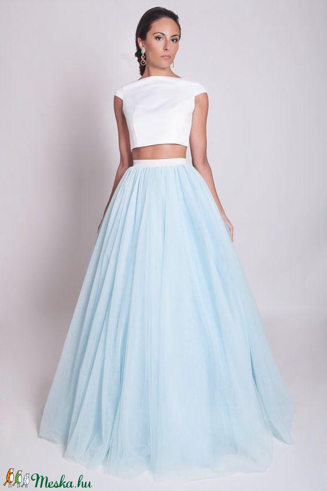 Szines  hosszú tüll szoknya -  - Meska.hu