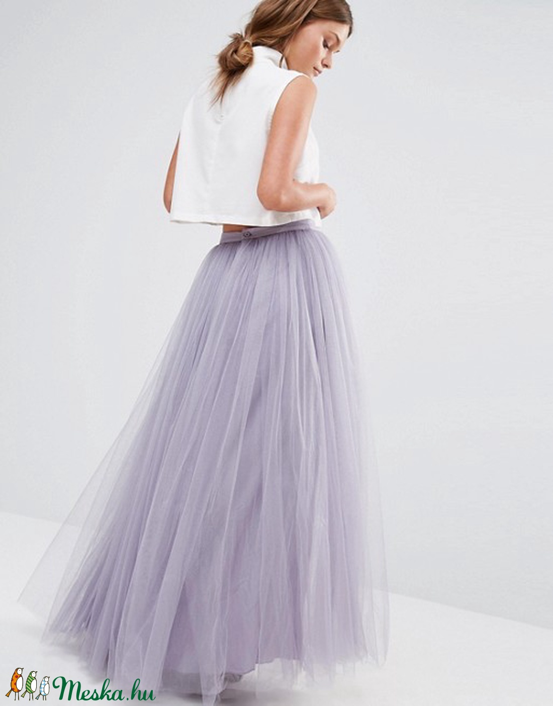 Szines  hosszú tüll szoknya -  - Meska.hu