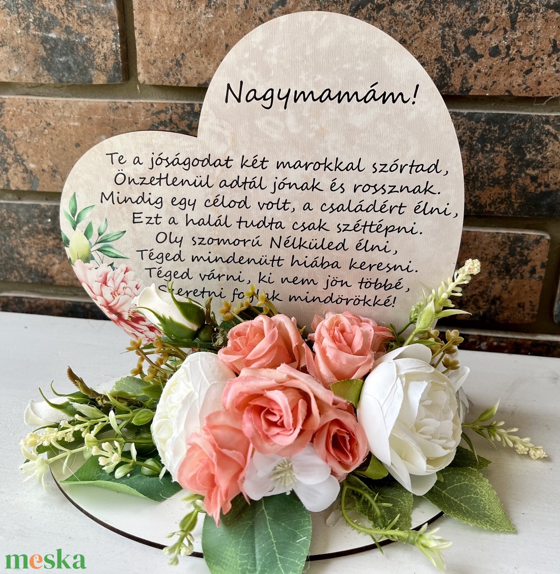 Mindenszenteki sírdísz - otthon & életmód - vallás - temetkezési tárgy - Meska.hu