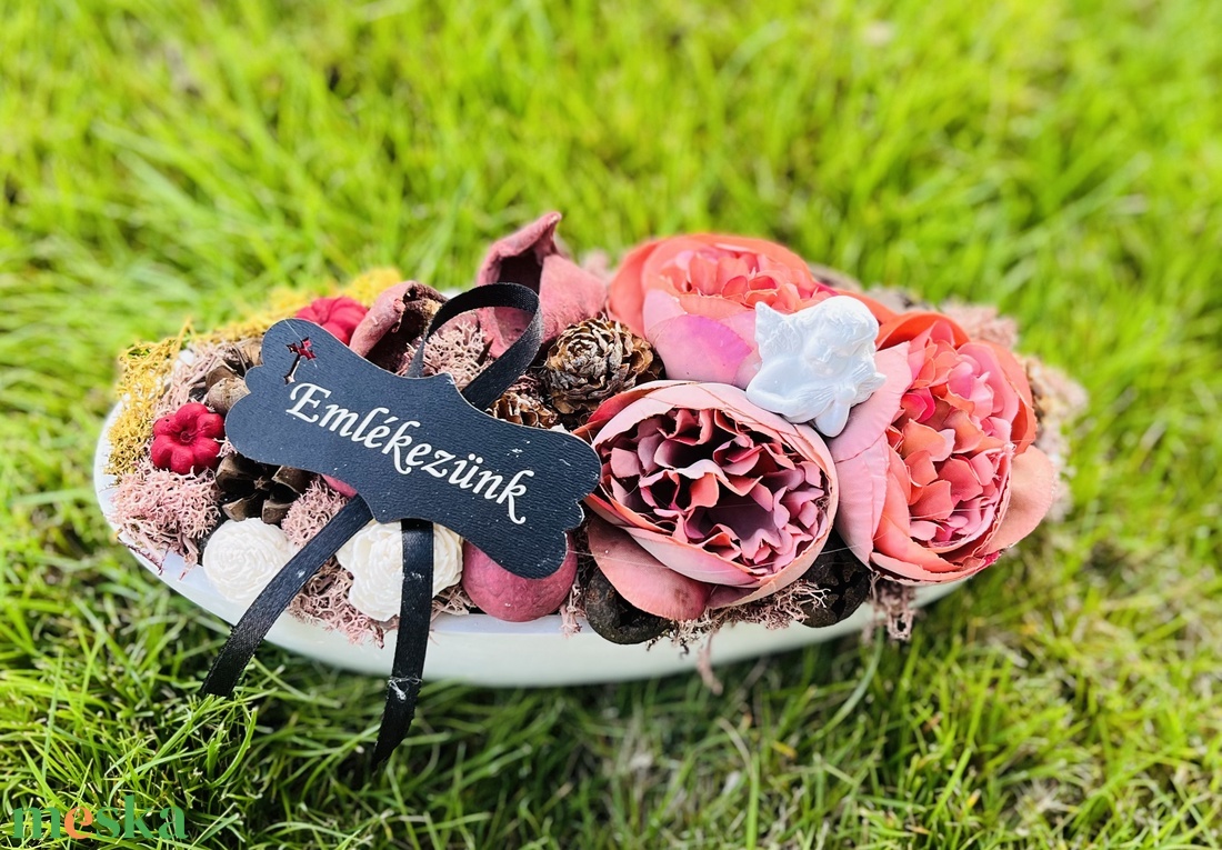 Mindenszentek, megemlékezés dísz - otthon & életmód - vallás - temetkezési tárgy - Meska.hu