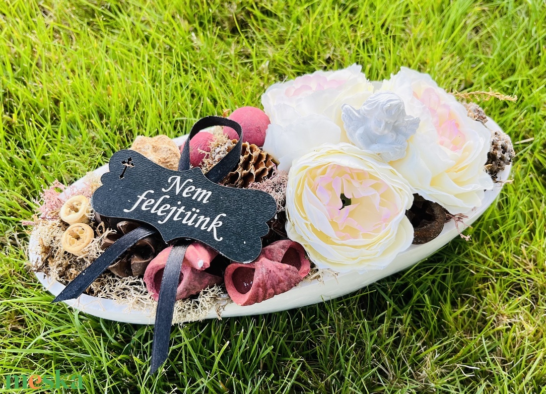 Mindenszentek, megemlékezés dísz - otthon & életmód - vallás - temetkezési tárgy - Meska.hu