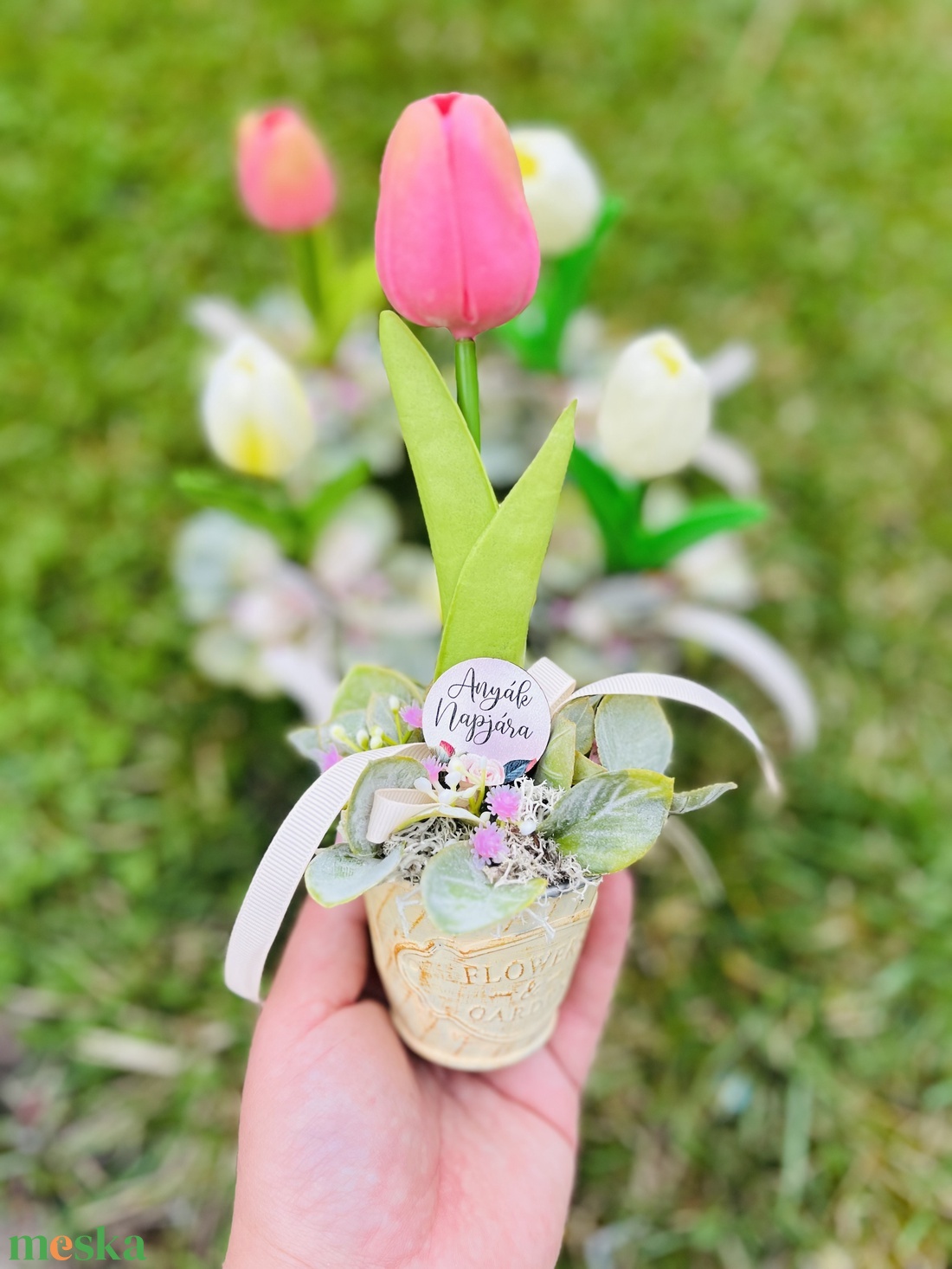Anyák napi díszek - otthon & életmód - dekoráció - asztal és polc dekoráció - díszdoboz - Meska.hu