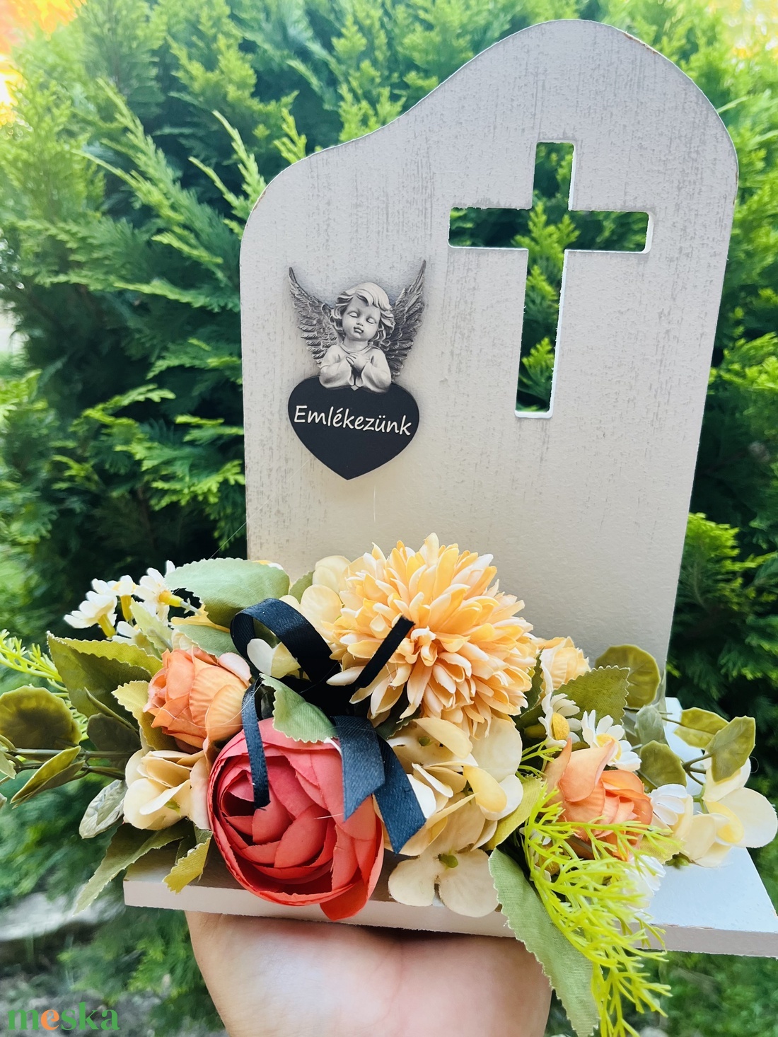 Mindenszentekre, halottak napjára kegyeleti dísz - otthon & életmód - vallás - temetkezési tárgy - sírdísz, kegyeleti dísz - Meska.hu Mindenszentekre, halottak napjára kegyeleti dísz - otthon & életmód - vallás - temetkezési tárgy - sírdísz, kegyeleti dísz - Meska.hu