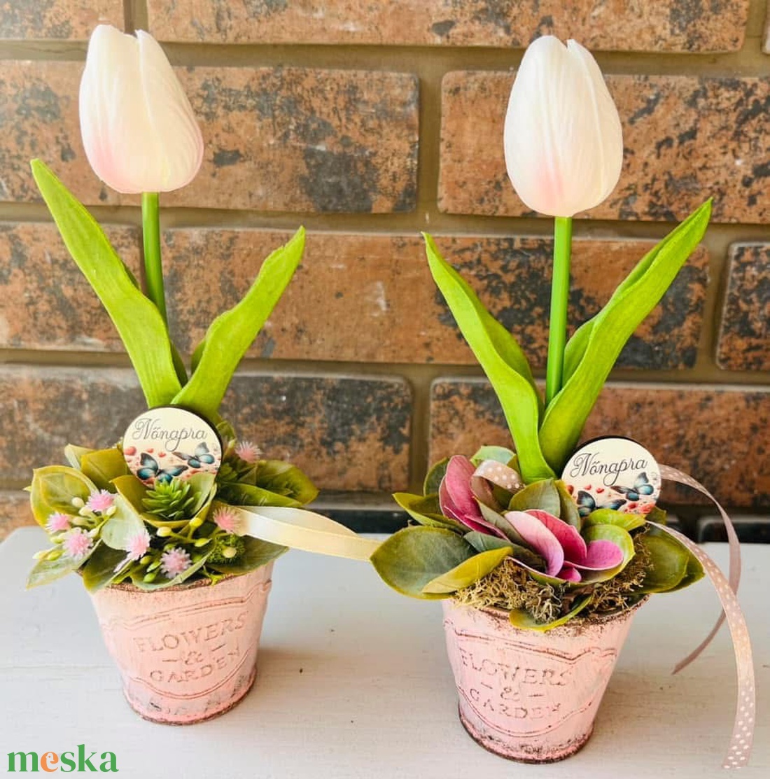 Nőnapi díszek - otthon & életmód - dekoráció - asztal és polc dekoráció - díszdoboz - Meska.hu