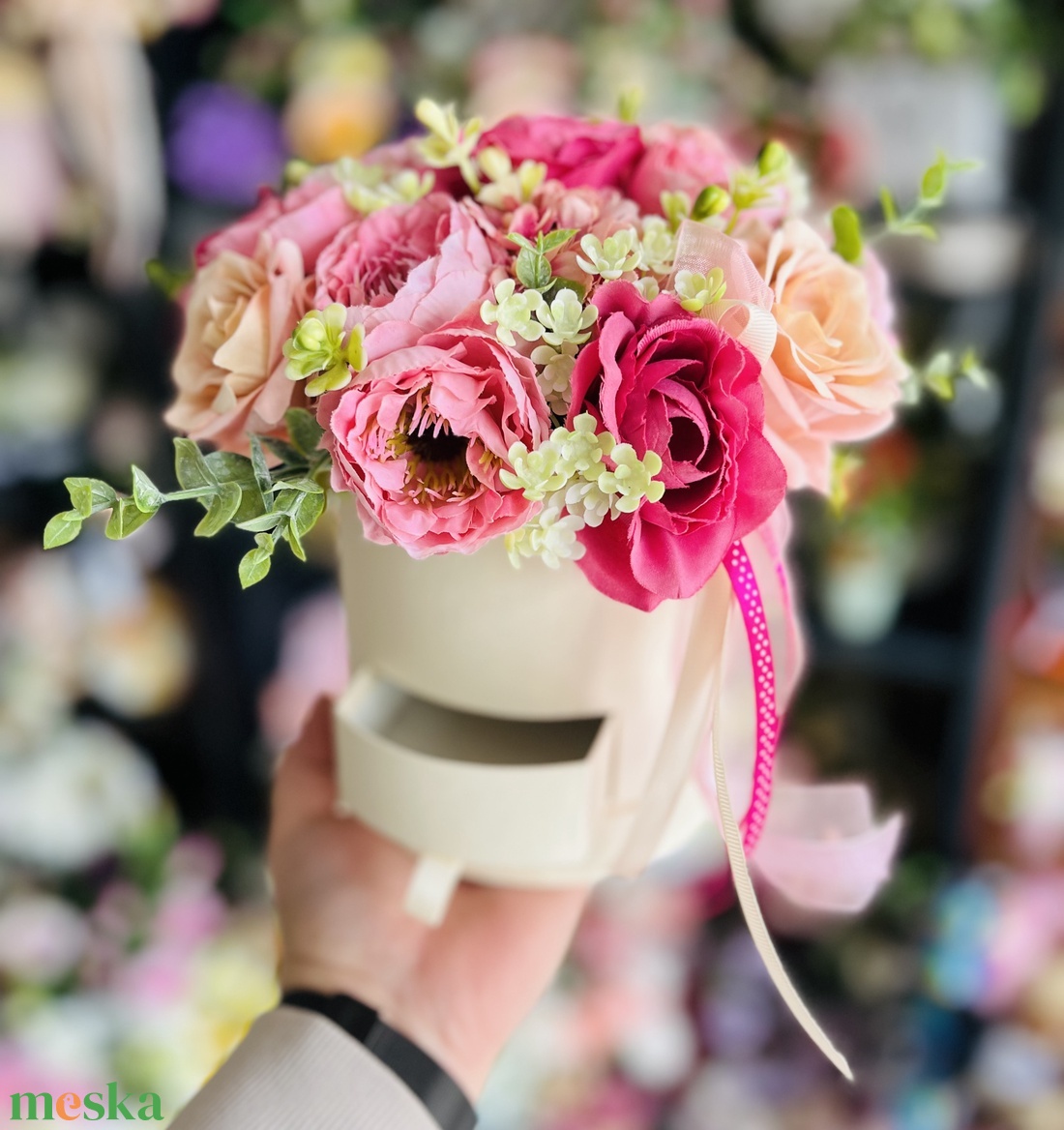 Ballagásra és diplomaosztóra virág, box - otthon & életmód - papír, írószer - ajándékozás kellékei - pénzátadó doboz - Meska.hu