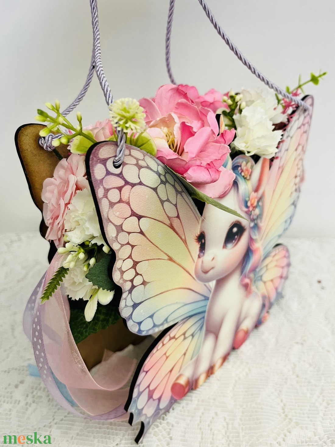 Ballagási virág, táska.  - otthon & életmód - papír, írószer - ajándékozás kellékei - pénzátadó doboz - Meska.hu