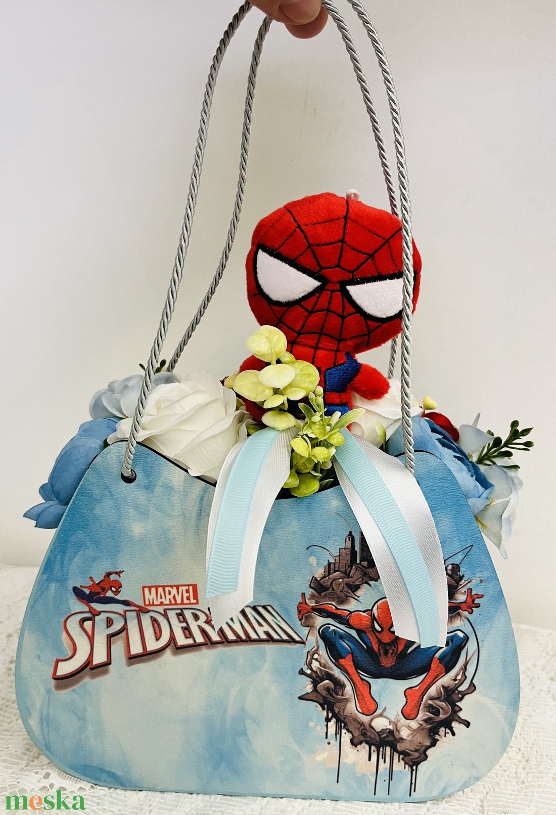 Ballagási virág, táska.  - otthon & életmód - papír, írószer - ajándékozás kellékei - pénzátadó doboz - Meska.hu