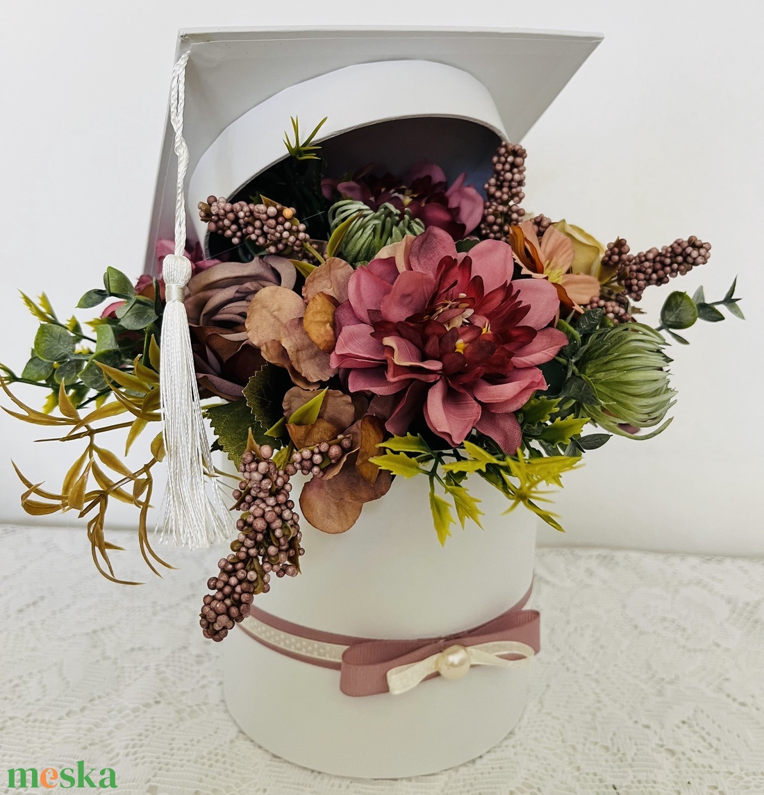 Ballagási virág, box - otthon & életmód - papír, írószer - ajándékozás kellékei - pénzátadó doboz - Meska.hu