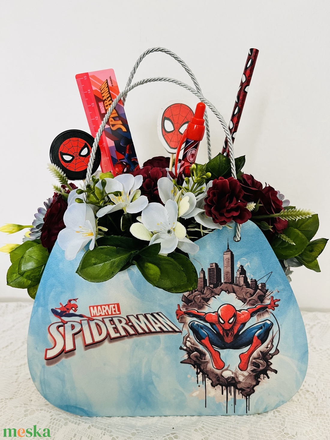 Ballagási virág, táska.  - otthon & életmód - papír, írószer - ajándékozás kellékei - pénzátadó doboz - Meska.hu