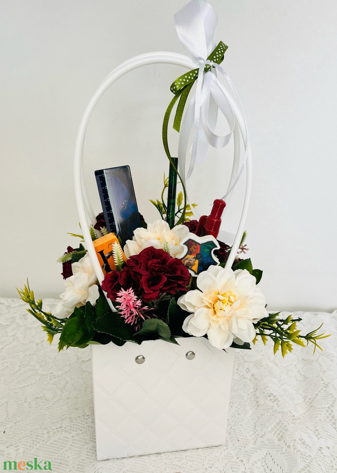 Ballagási virág, táska - otthon & életmód - papír, írószer - ajándékozás kellékei - pénzátadó doboz - Meska.hu