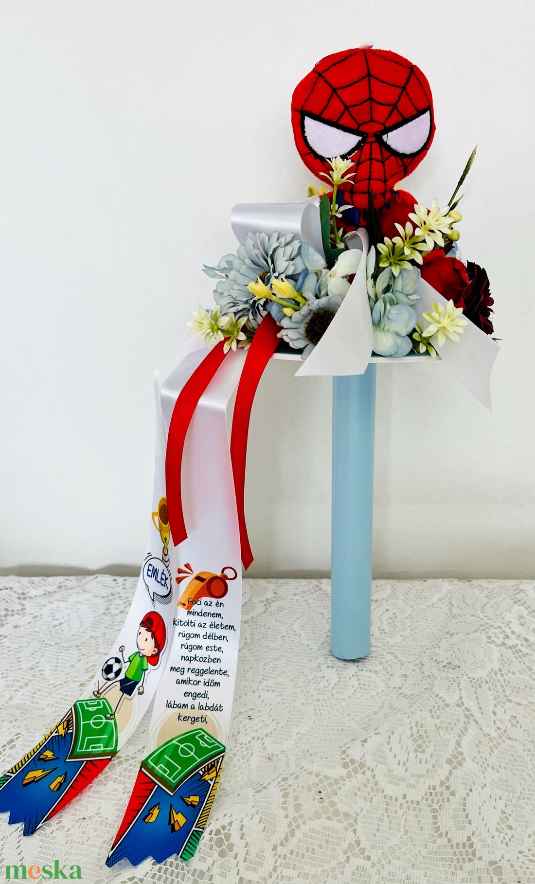 Ballagási virág, csokor fiús - otthon & életmód - virágdekoráció - virágok - virágcsokor - Meska.hu