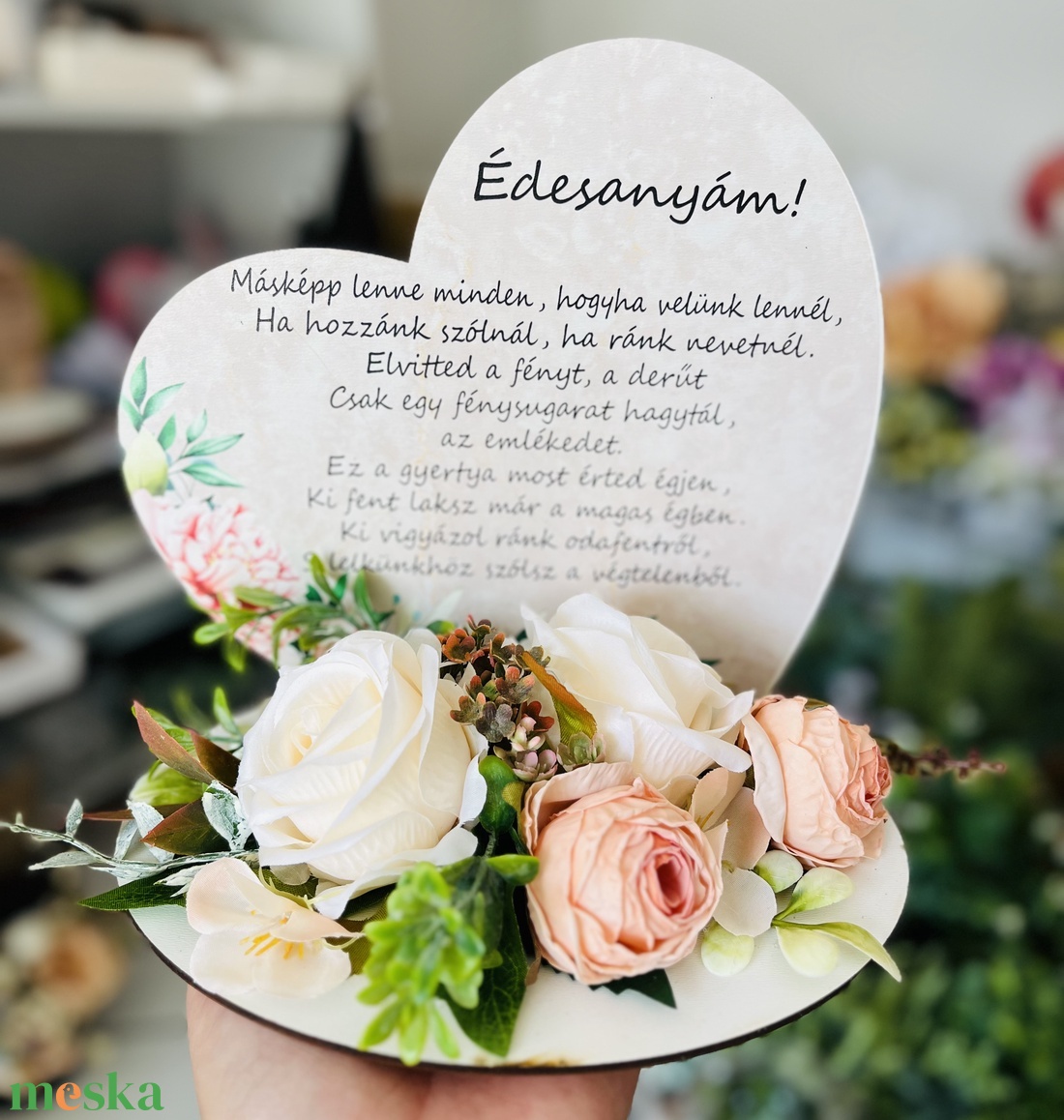 Anyák napi kegyeleti megemlékezés - otthon & életmód - vallás - temetkezési tárgy - sírdísz, kegyeleti dísz - Meska.hu