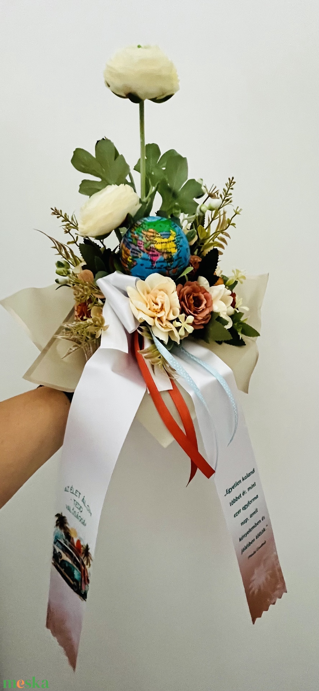 Ballagási virág, csokor - otthon & életmód - virágdekoráció - virágok - virágcsokor - Meska.hu