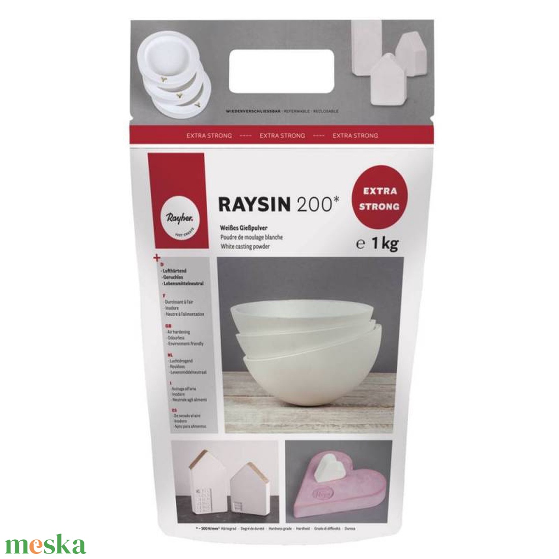 Rayher - Raysin 200 fehér öntőpor 1kg - kellékek & szerszámok - vegyes alapanyag - gipsz - Meska.hu