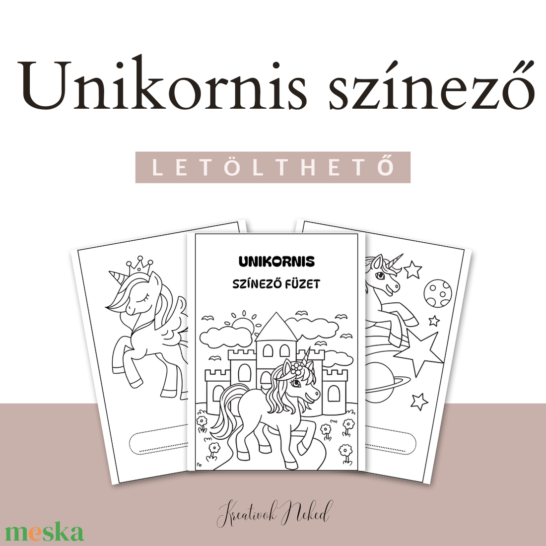 Színező fiúknak, lányoknak - játék & sport - készségfejlesztő és logikai játék - szín és formaválogató játékok - Meska.hu