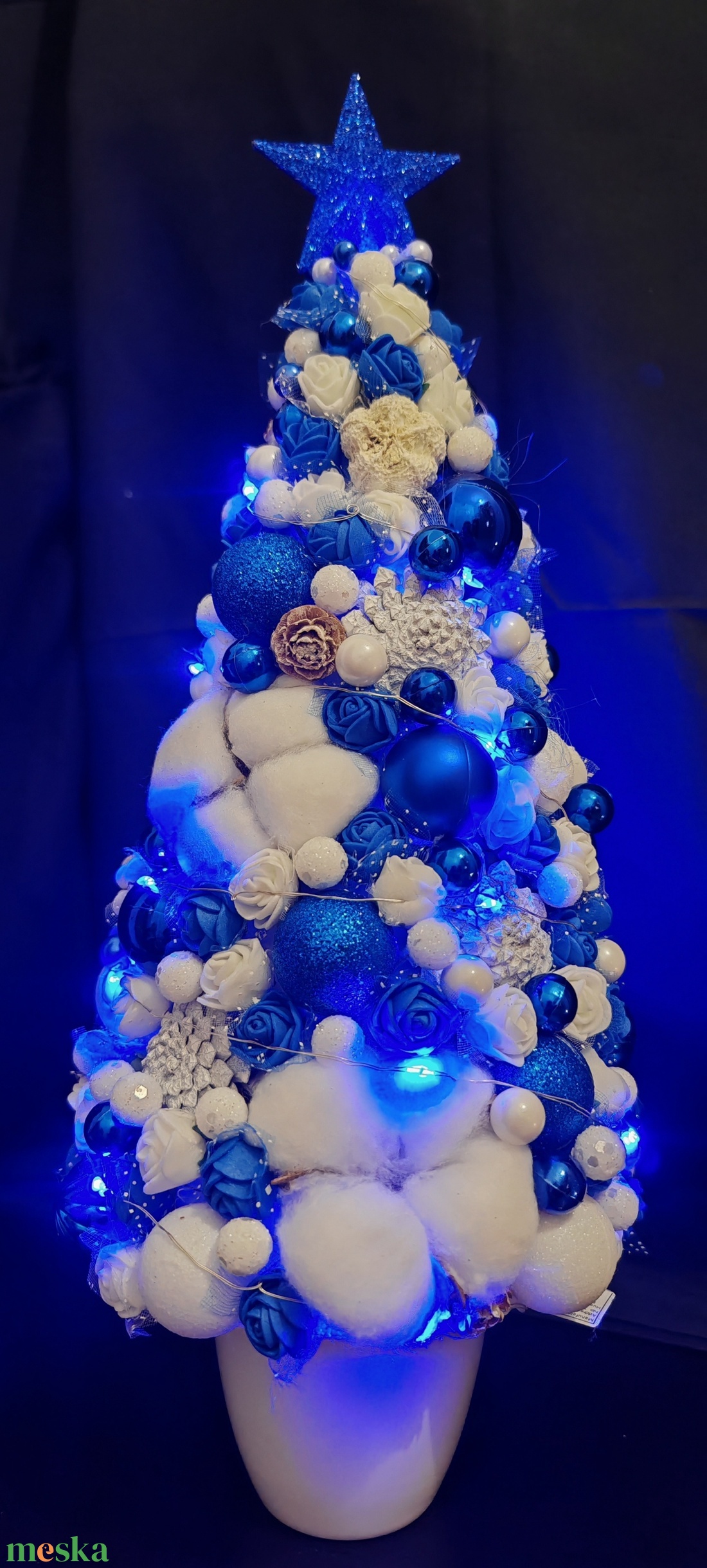 Karácsonyi asztali dísz - karácsony - karácsonyi lakásdekoráció - karácsonyfa, grincsfa - Meska.hu