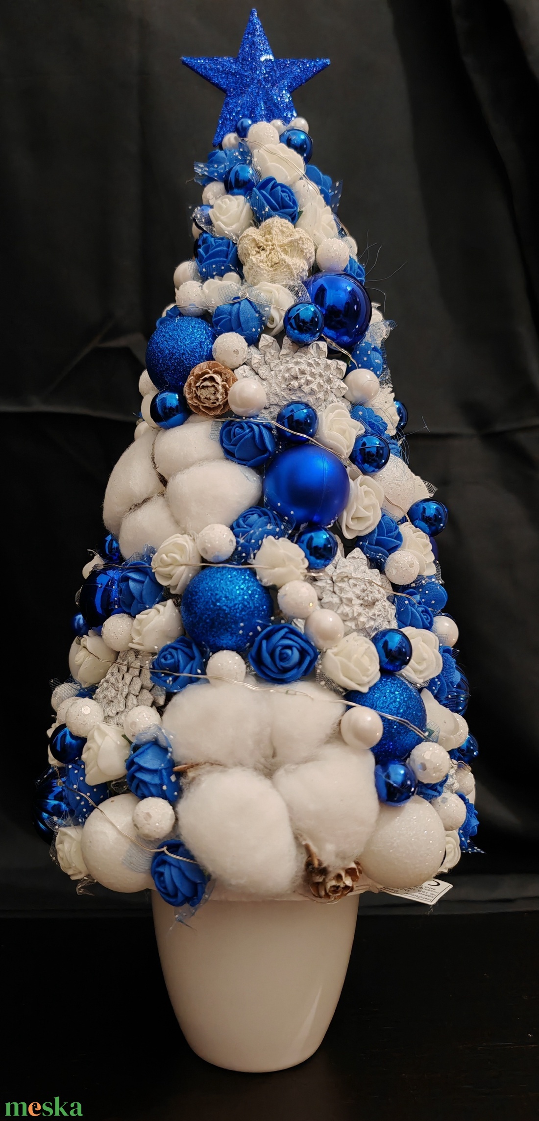 Karácsonyi asztali dísz - karácsony - karácsonyi lakásdekoráció - karácsonyfa, grincsfa - Meska.hu