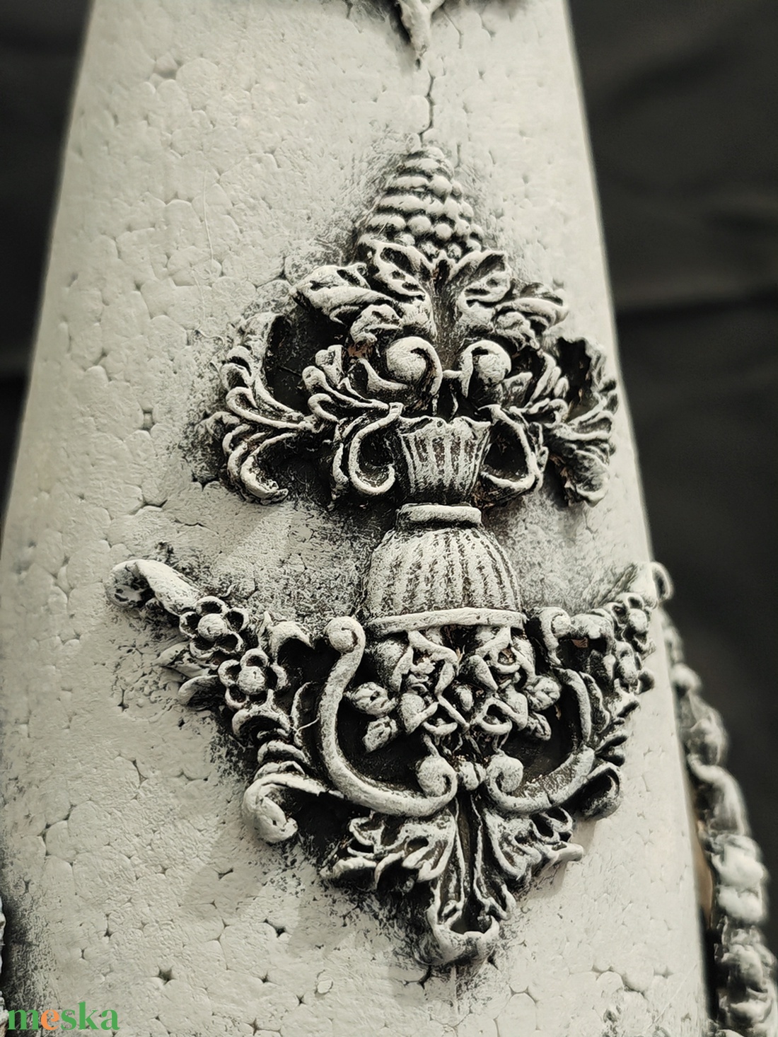 ÚJ barokk karácsonyi dísz (kézműves termék) - karácsony - karácsonyi lakásdekoráció - ünnepi asztaldekoráció - Meska.hu