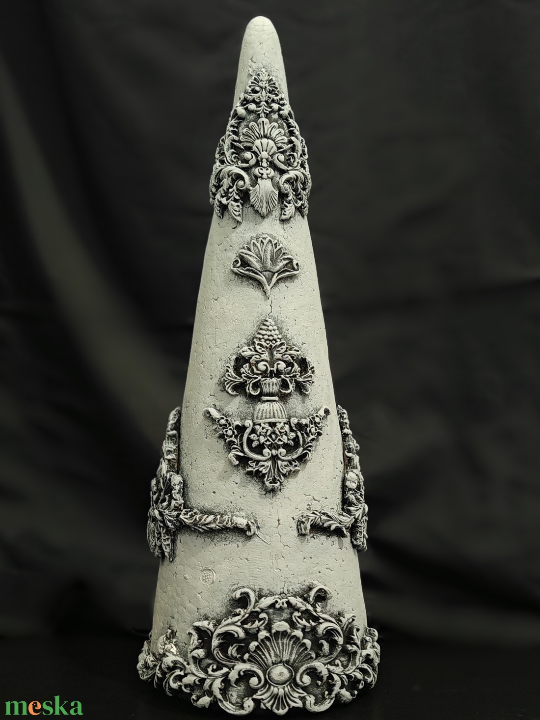 ÚJ barokk karácsonyi dísz (kézműves termék) - karácsony - karácsonyi lakásdekoráció - ünnepi asztaldekoráció - Meska.hu