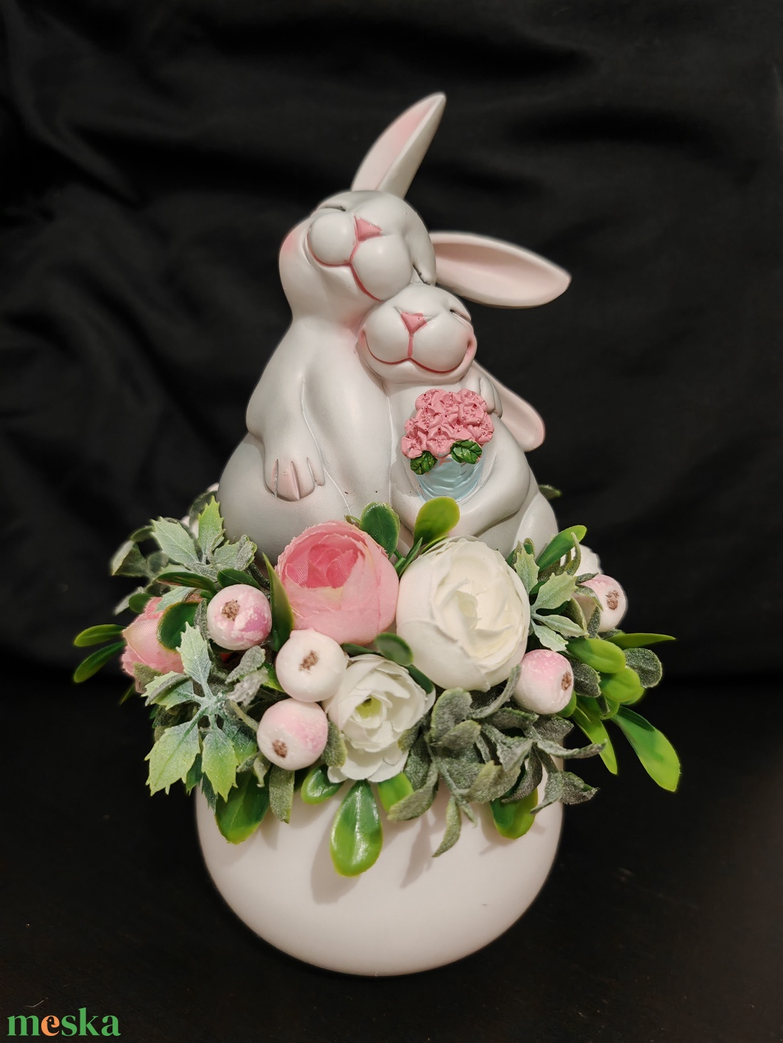Nyuszis (húsvéti) asztali dísz  - otthon & életmód - dekoráció - Meska.hu