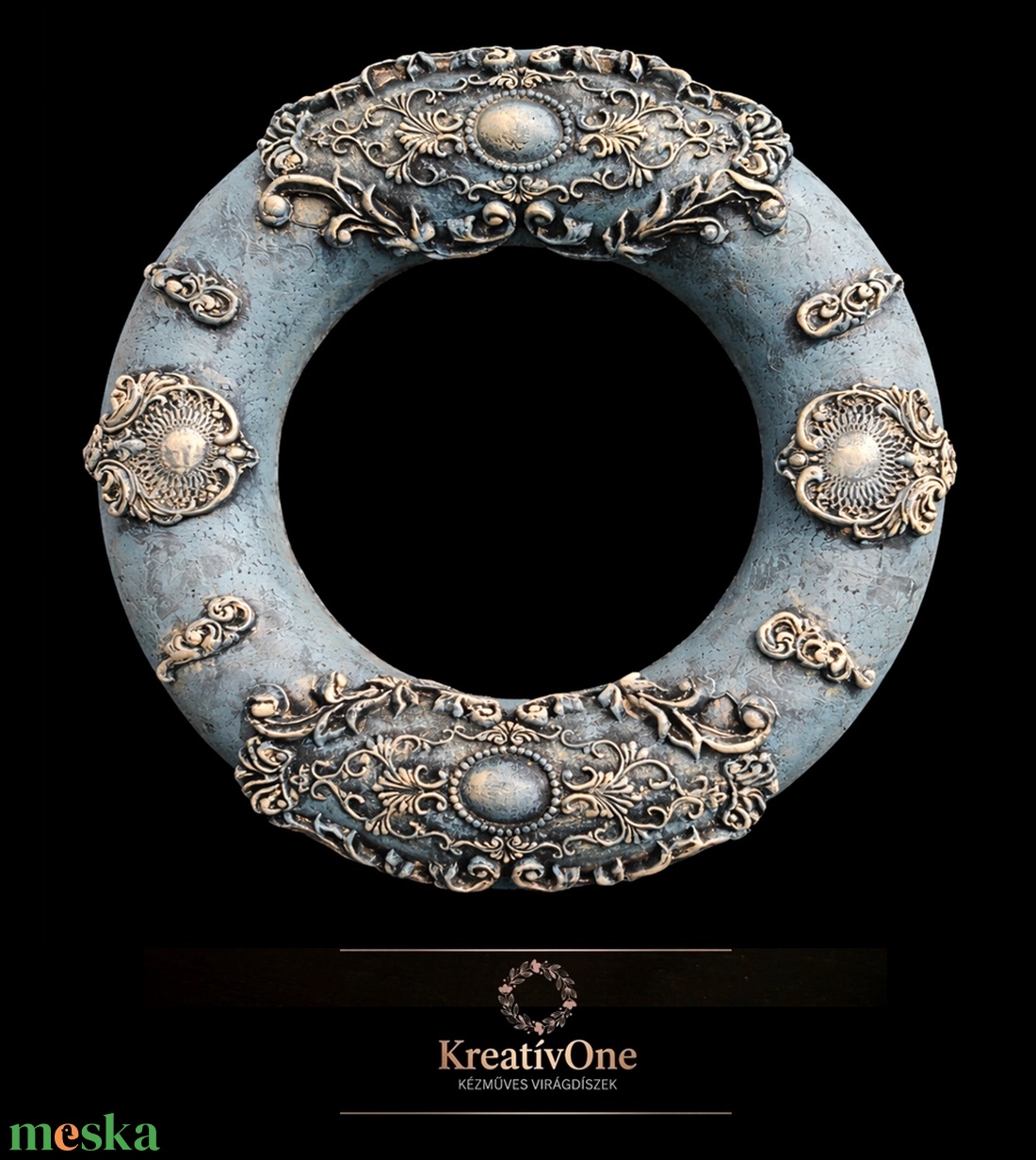 Különleges barokk kopogtató - otthon & életmód - dekoráció - ajtó- és ablak dekoráció - ajtódísz & kopogtató - Meska.hu