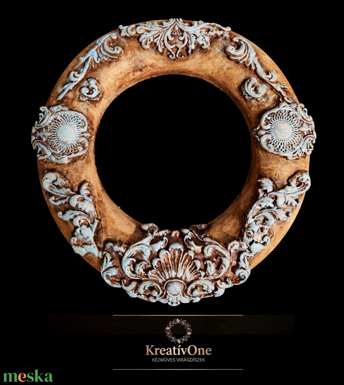 Különleges barokk kopogtató - otthon & életmód - dekoráció - ajtó- és ablak dekoráció - ajtódísz & kopogtató - Meska.hu