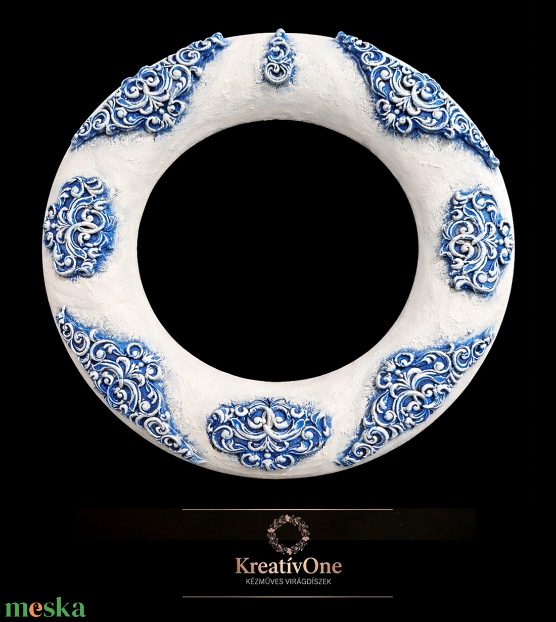 Egyedi barokk kopogtató - otthon & életmód - dekoráció - ajtó- és ablak dekoráció - ajtódísz & kopogtató - Meska.hu