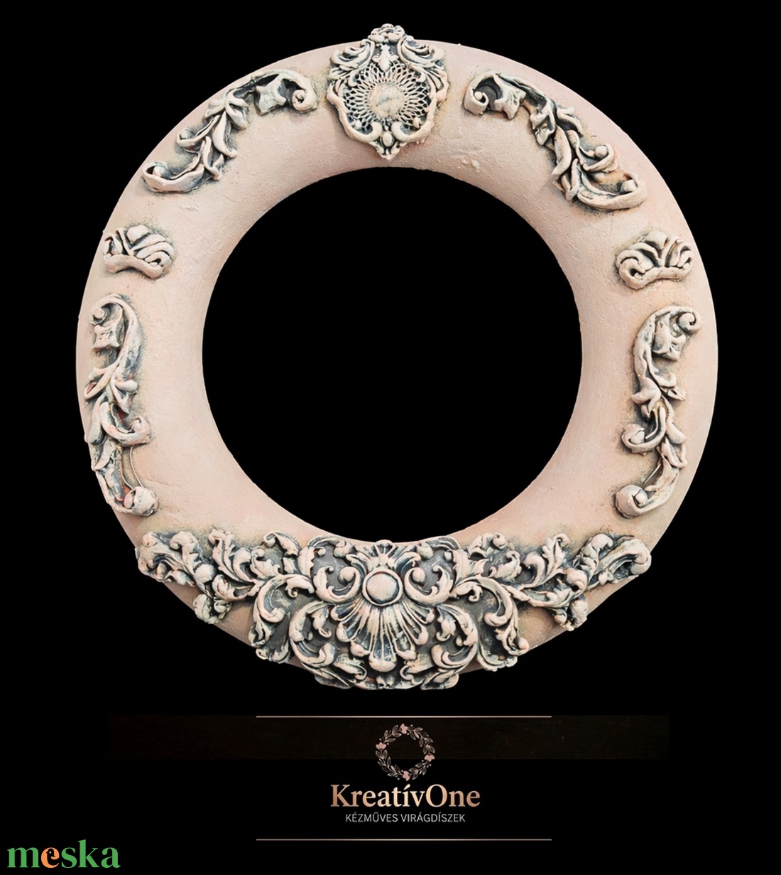 Különleges barokk kopogtató - otthon & életmód - dekoráció - ajtó- és ablak dekoráció - ajtódísz & kopogtató - Meska.hu