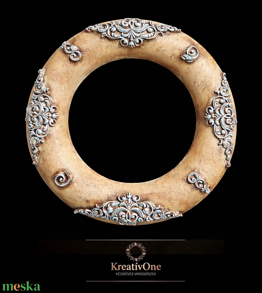 Egyedi barokk kopogtató - otthon & életmód - dekoráció - ajtó- és ablak dekoráció - ajtódísz & kopogtató - Meska.hu