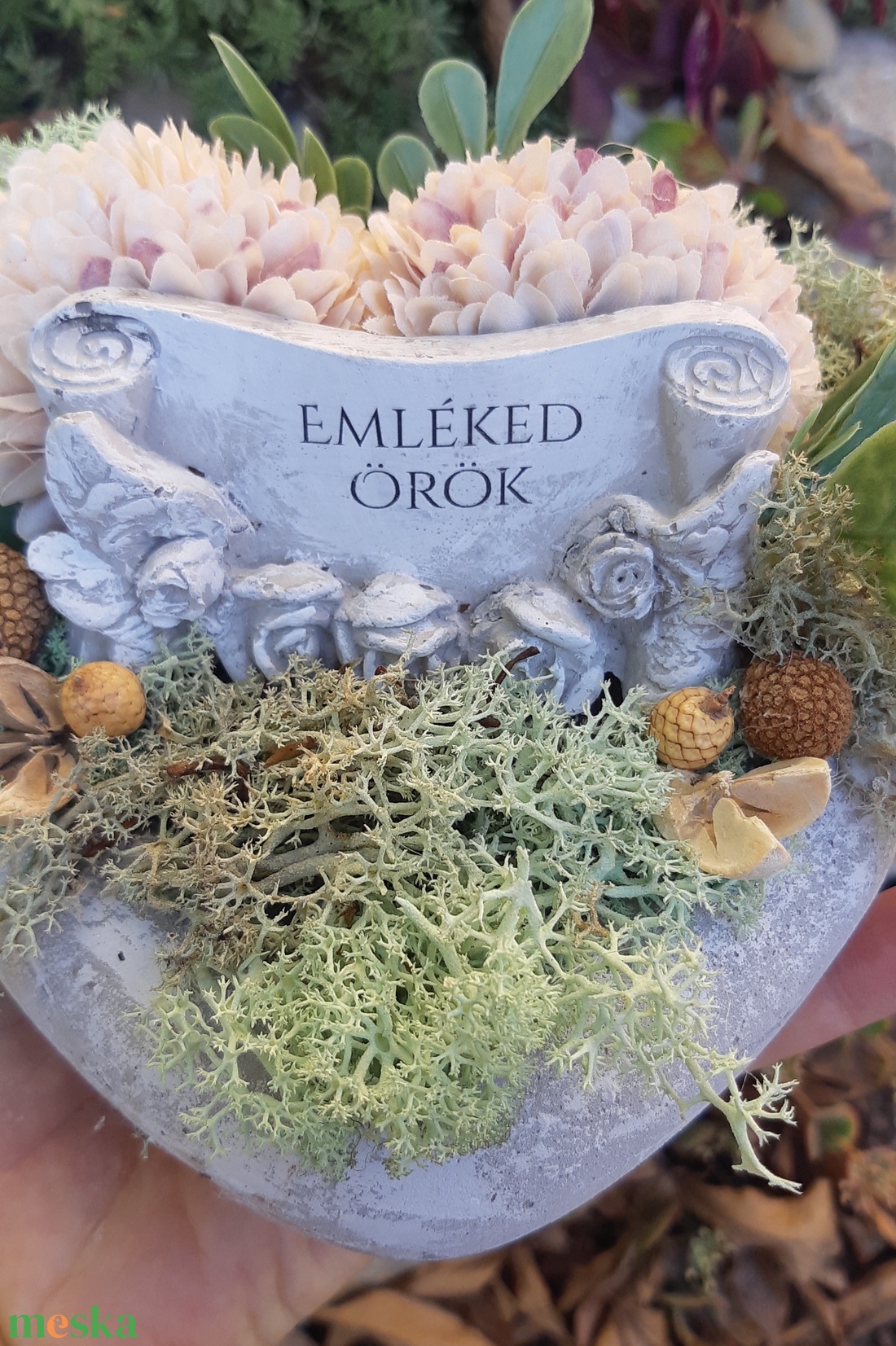 Apáknapi -sírdísz - otthon & életmód - vallás - temetkezési tárgy - Meska.hu Apáknapi -sírdísz - otthon & életmód - vallás - temetkezési tárgy - Meska.hu