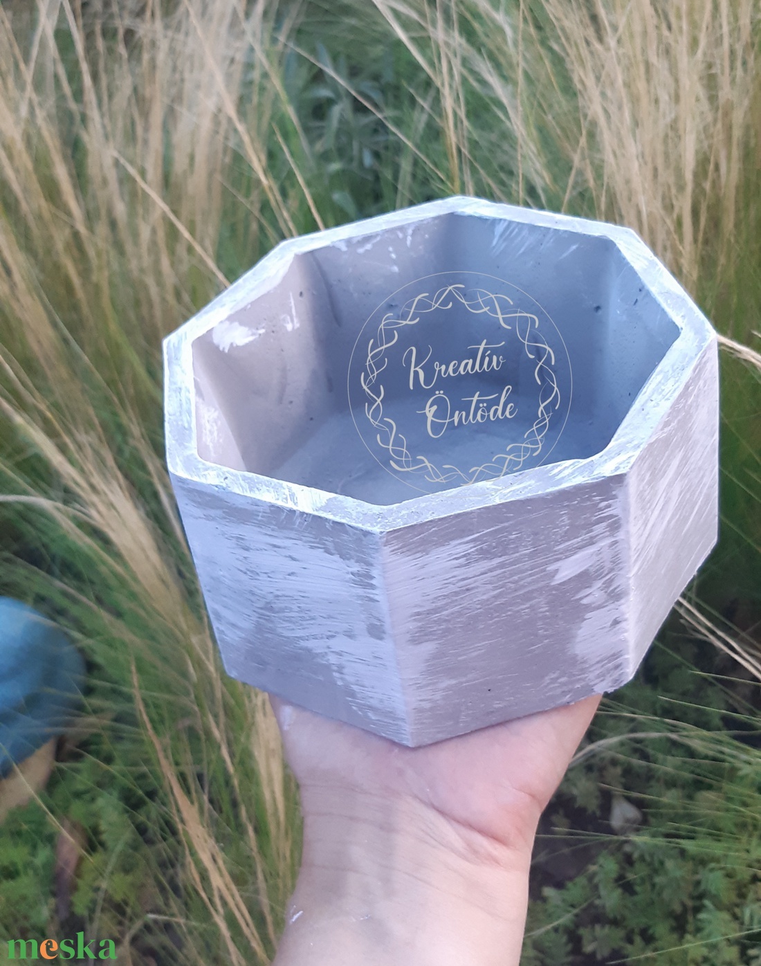Cement tál - otthon & életmód - vallás - temetkezési tárgy - Meska.hu Cement tál - otthon & életmód - vallás - temetkezési tárgy - Meska.hu