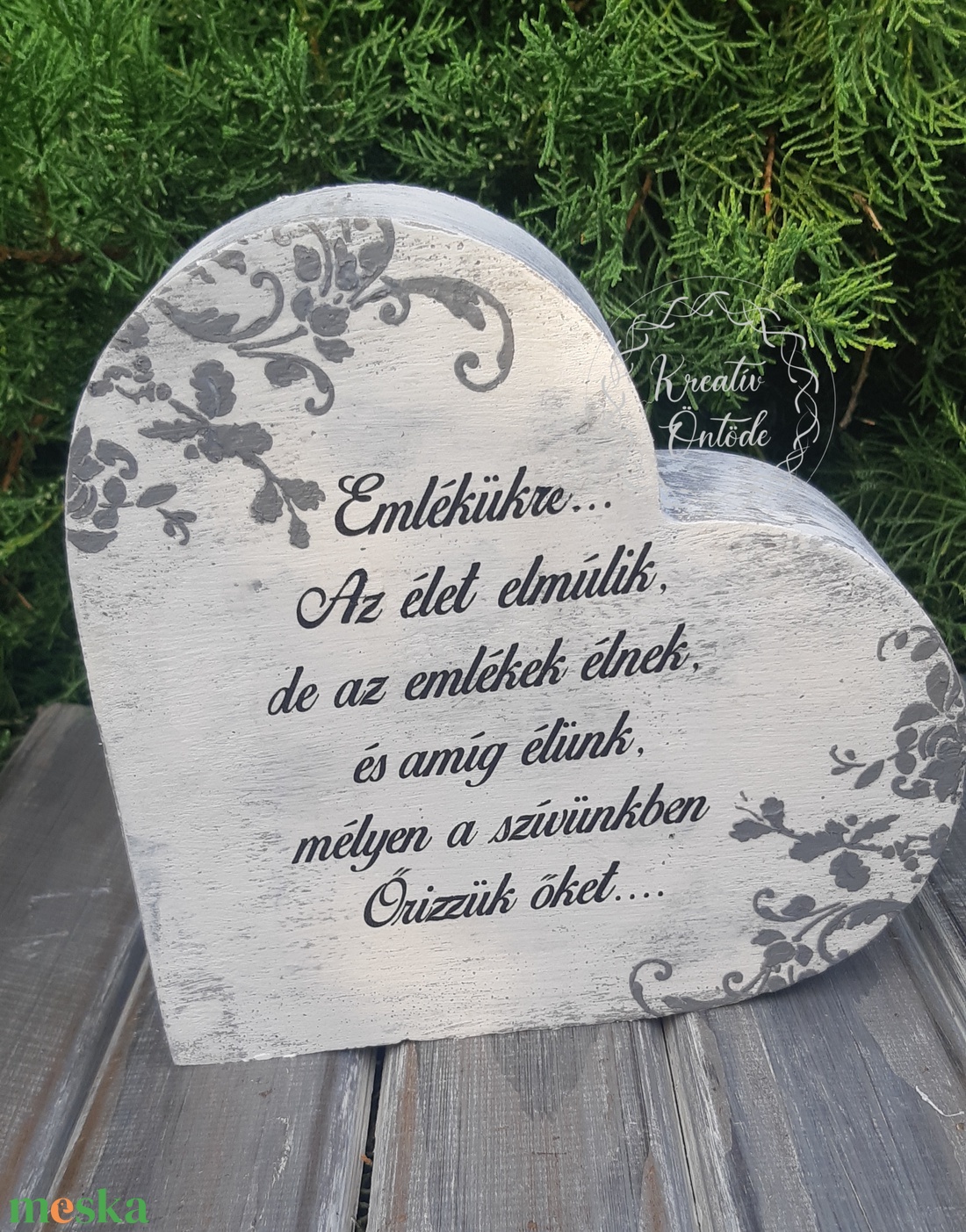Sírdísz-óriás állószív - otthon & életmód - vallás - temetkezési tárgy - Meska.hu Sírdísz-óriás állószív - otthon & életmód - vallás - temetkezési tárgy - Meska.hu