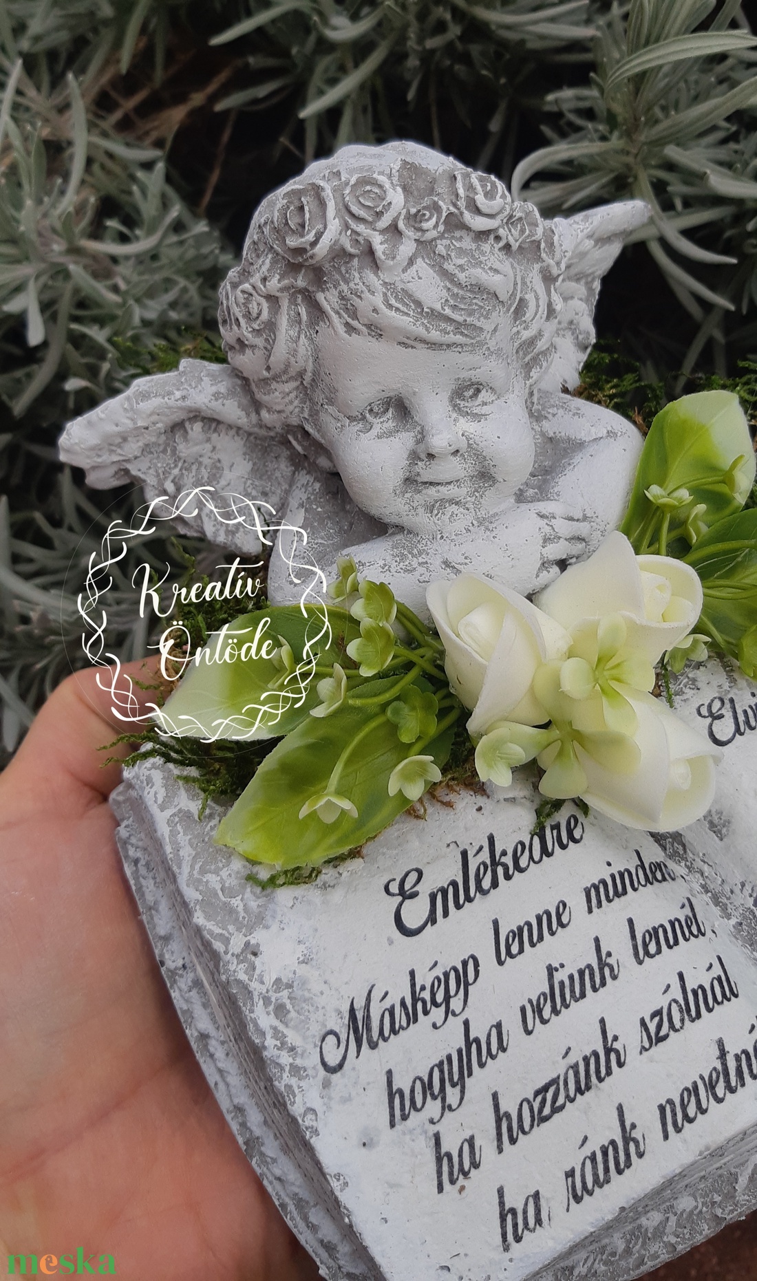 Apáknapi Kegyeleti Sírdísz-könyv angyallal - otthon & életmód - vallás - temetkezési tárgy - Meska.hu Apáknapi Kegyeleti Sírdísz-könyv angyallal - otthon & életmód - vallás - temetkezési tárgy - Meska.hu