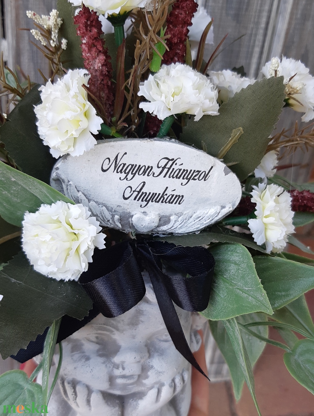 Apknapi Temetődísz,-Sírdísz-kegyeleti dísz - otthon & életmód - vallás - temetkezési tárgy - Meska.hu Apknapi Temetődísz,-Sírdísz-kegyeleti dísz - otthon & életmód - vallás - temetkezési tárgy - Meska.hu