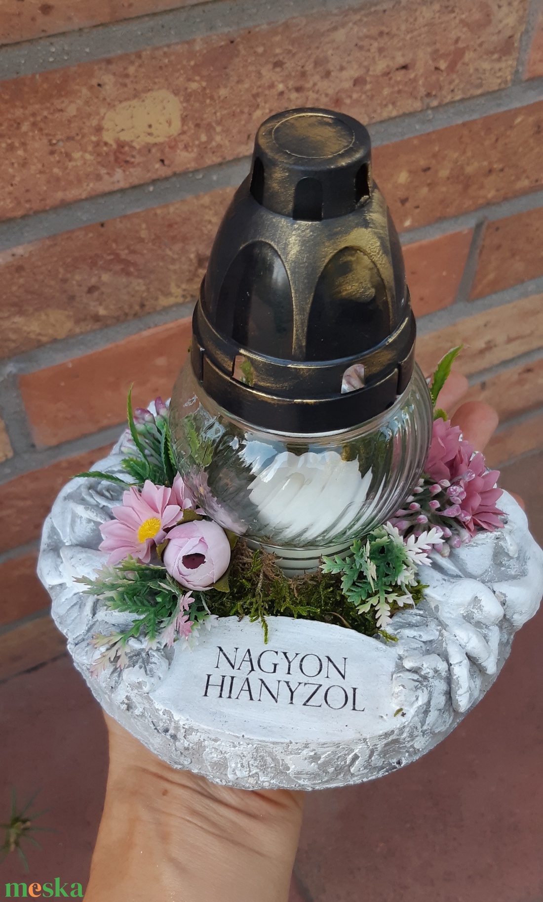 Mindenszentek kegyeleti sírdísz - otthon & életmód - vallás - temetkezési tárgy - Meska.hu Mindenszentek kegyeleti sírdísz - otthon & életmód - vallás - temetkezési tárgy - Meska.hu