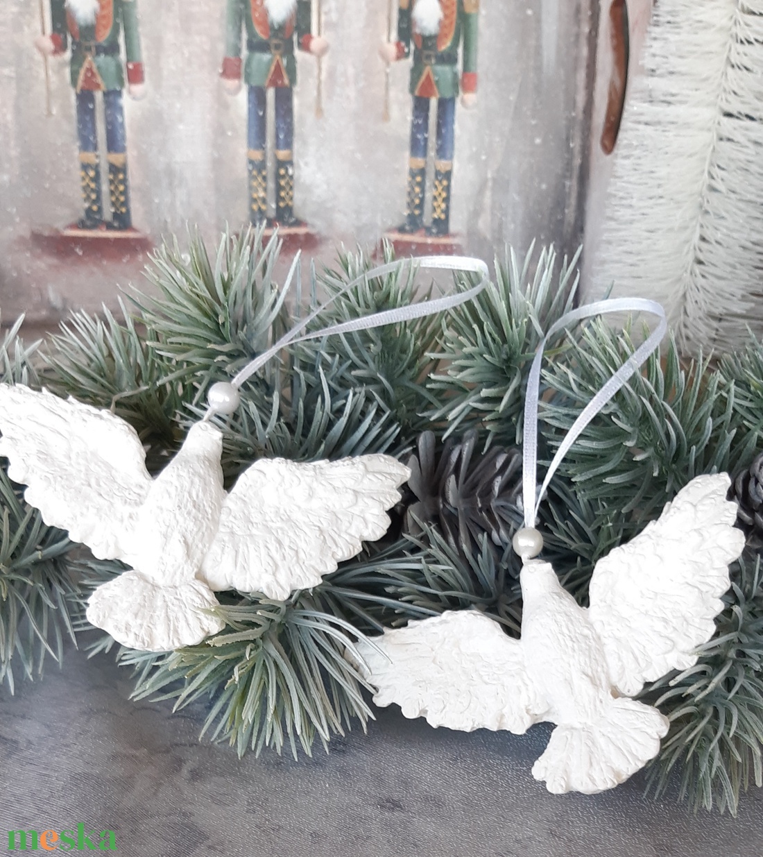 Karácsonyi Vadgalamb - karácsony - karácsonyi lakásdekoráció - karácsonyfadíszek - Meska.hu