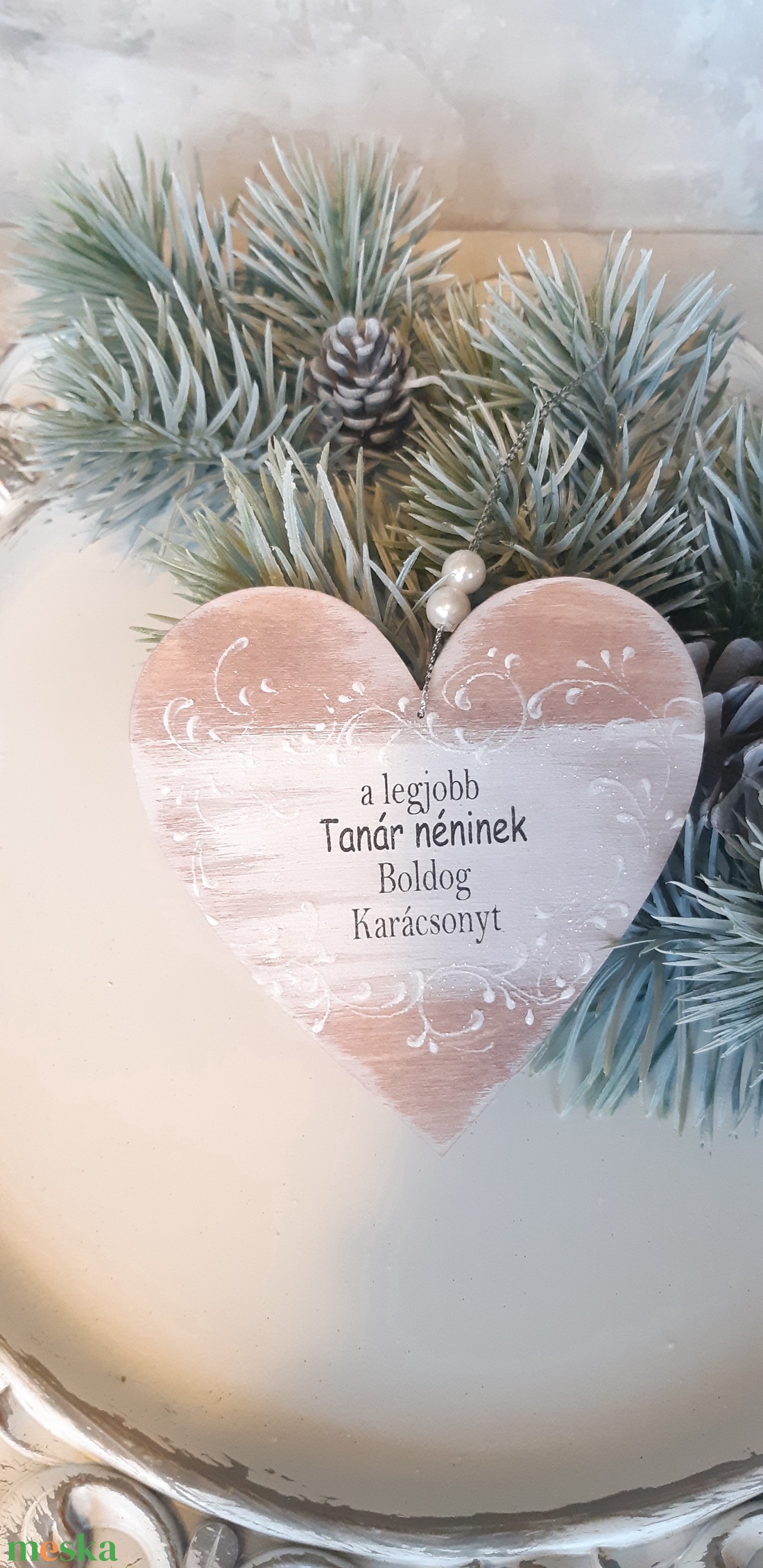 Karácsonyi ajándék körmösnek,fodrásznak,tanárnéninek,dajka néninek - karácsony - karácsonyi lakásdekoráció - karácsonyfadíszek - Meska.hu