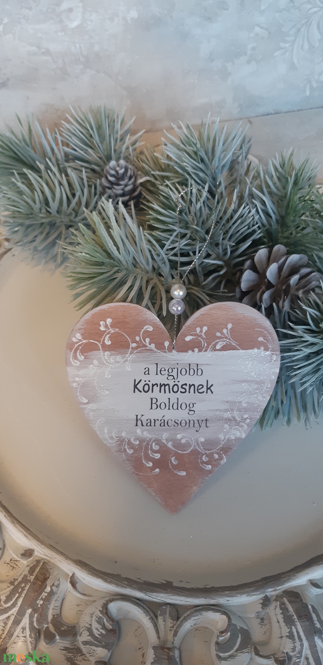 Karácsonyi ajándék körmösnek,fodrásznak,tanárnéninek,dajka néninek - karácsony - karácsonyi lakásdekoráció - karácsonyfadíszek - Meska.hu