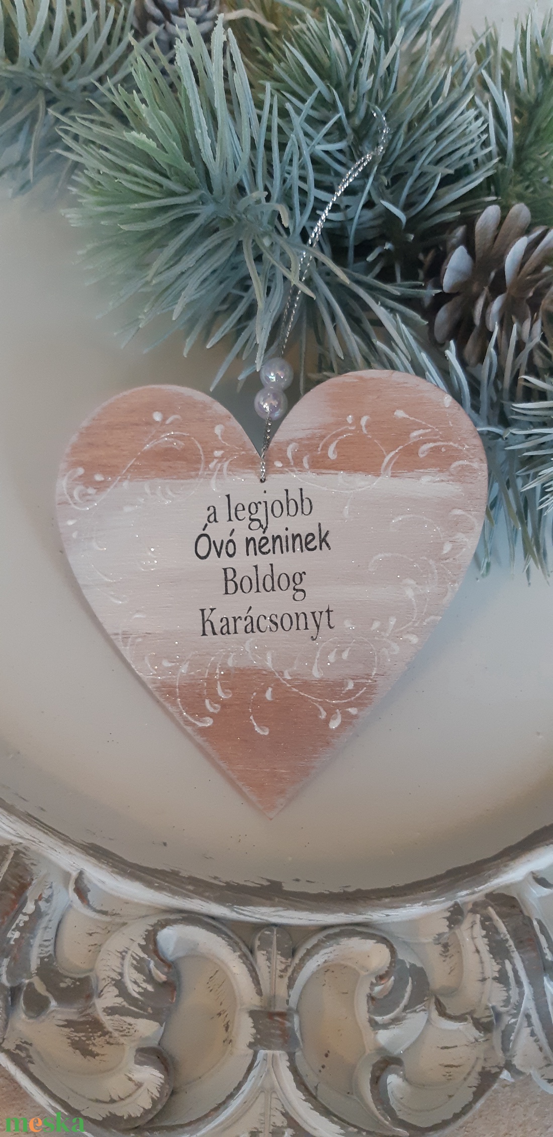 Karácsonyi ajándék körmösnek,fodrásznak,tanárnéninek,dajka néninek - karácsony - karácsonyi lakásdekoráció - karácsonyfadíszek - Meska.hu