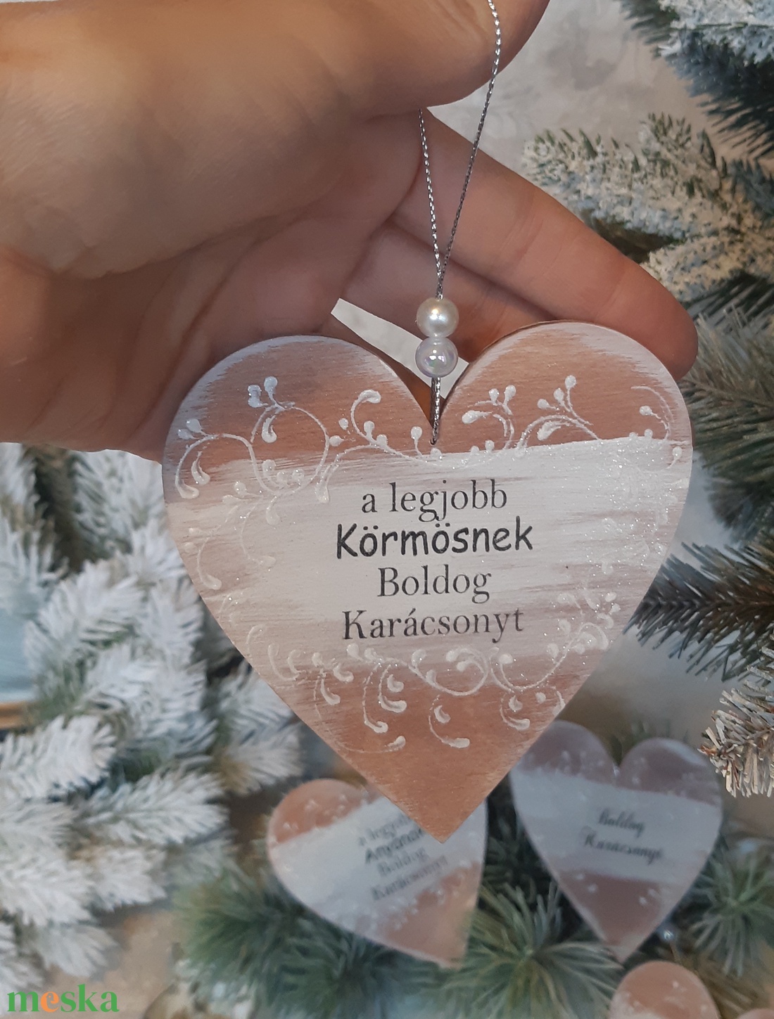 Karácsonyi ajándék- tanárnéninek,körmösnek ,tesónak,osztályfőnöknek - karácsony - karácsonyi lakásdekoráció - karácsonyfadíszek - Meska.hu