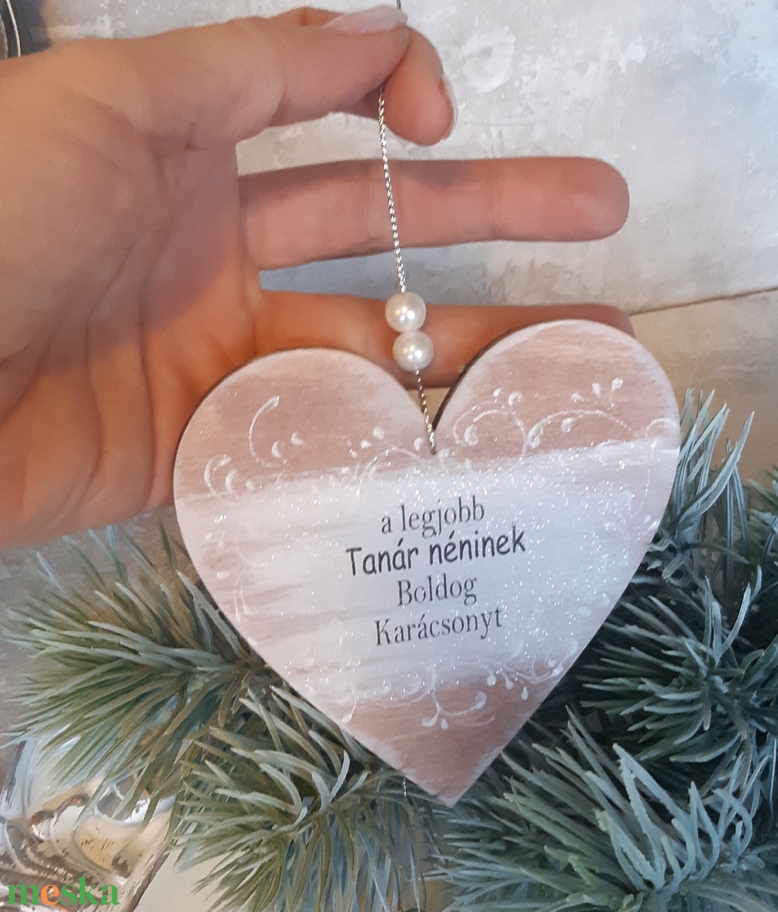 Karácsonyi ajándék- anyának,apának,tanárnak,tanítónéninek,fodrásznak - karácsony - karácsonyi lakásdekoráció - karácsonyfadíszek - Meska.hu
