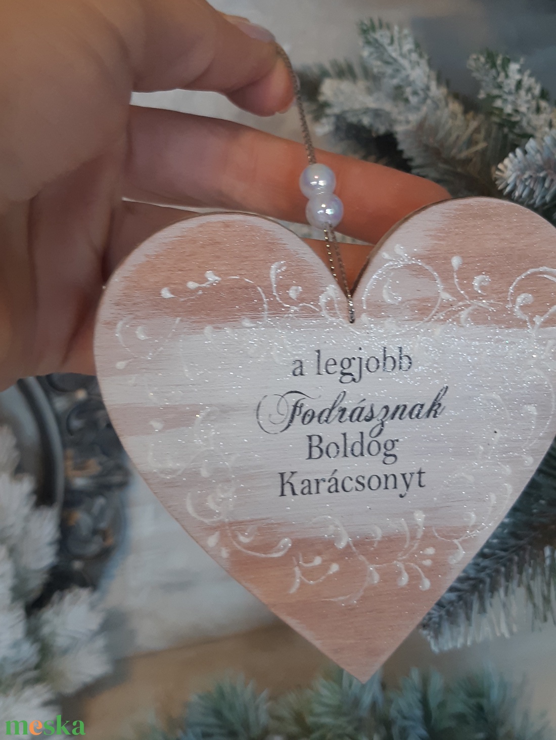 Karácsonyi ajándék- anyának,apának,tanárnak,tanítónéninek,fodrásznak - karácsony - karácsonyi lakásdekoráció - karácsonyfadíszek - Meska.hu