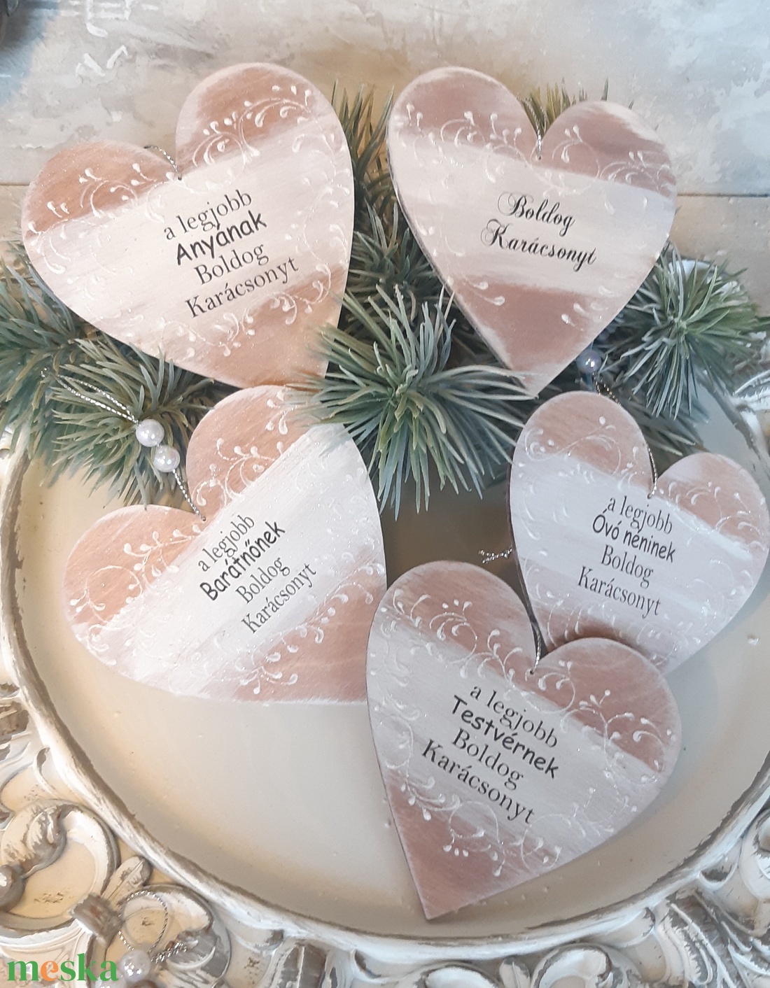 Karácsonyi ajándék- anyának,apának,tanárnak,tanítónéninek,fodrásznak - karácsony - karácsonyi lakásdekoráció - karácsonyfadíszek - Meska.hu