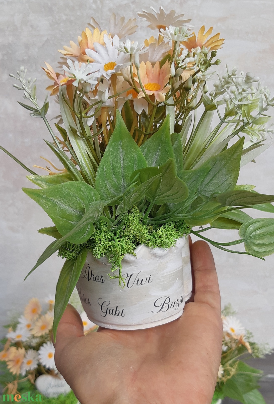 Ballagás-óvódai-bölcsödei ajándék óvónéninek,dajkanéninek - otthon & életmód - dekoráció - asztal és polc dekoráció - asztaldísz - Meska.hu