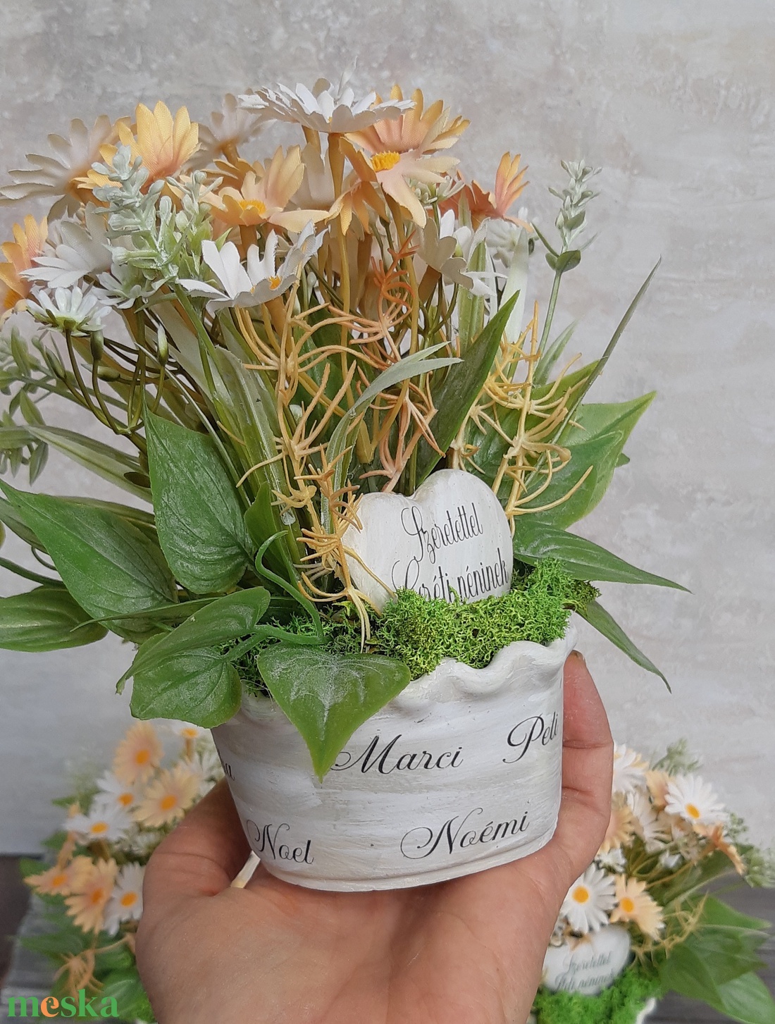 Ballagás-óvódai-bölcsödei ajándék óvónéninek,dajkanéninek - otthon & életmód - dekoráció - asztal és polc dekoráció - asztaldísz - Meska.hu