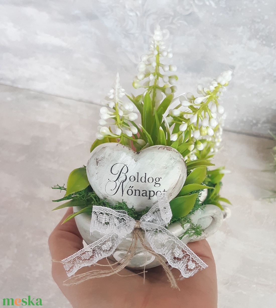 Nőnapi ajándék - otthon & életmód - virágdekoráció - virágdíszek - asztali virágdísz - Meska.hu