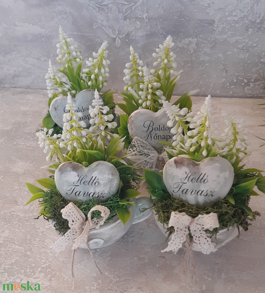 Nőnapi ajándék - otthon & életmód - virágdekoráció - virágdíszek - asztali virágdísz - Meska.hu