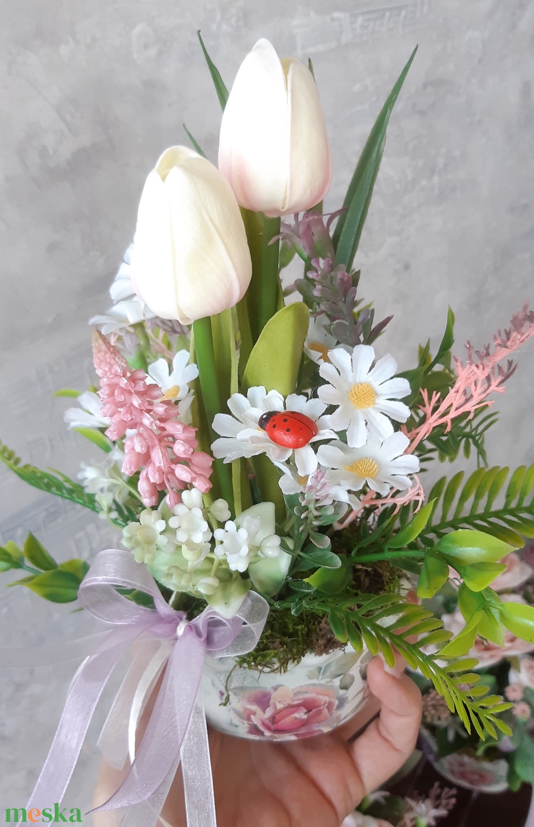 Nőnapi,anyáknapu ,köszönő /búcsúajándék - otthon & életmód - dekoráció - asztal és polc dekoráció - asztaldísz - Meska.hu