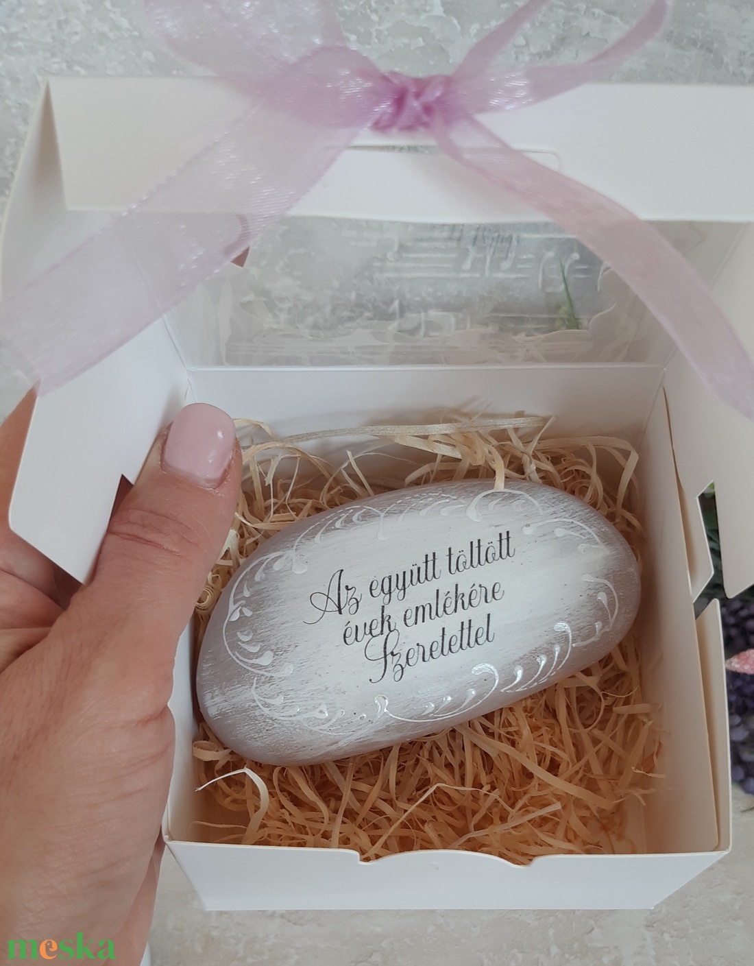 Ballagás-óvódai-bölcsödei ajándék óvónéninek,dajkanéninek - otthon & életmód - dekoráció - asztal és polc dekoráció - kavics & kő - Meska.hu